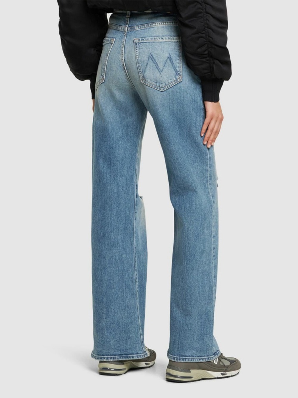 MOTHER DENIM - The Lasso Sneak Chew High Rise Jeans Size 26 - Picture 6 of 12